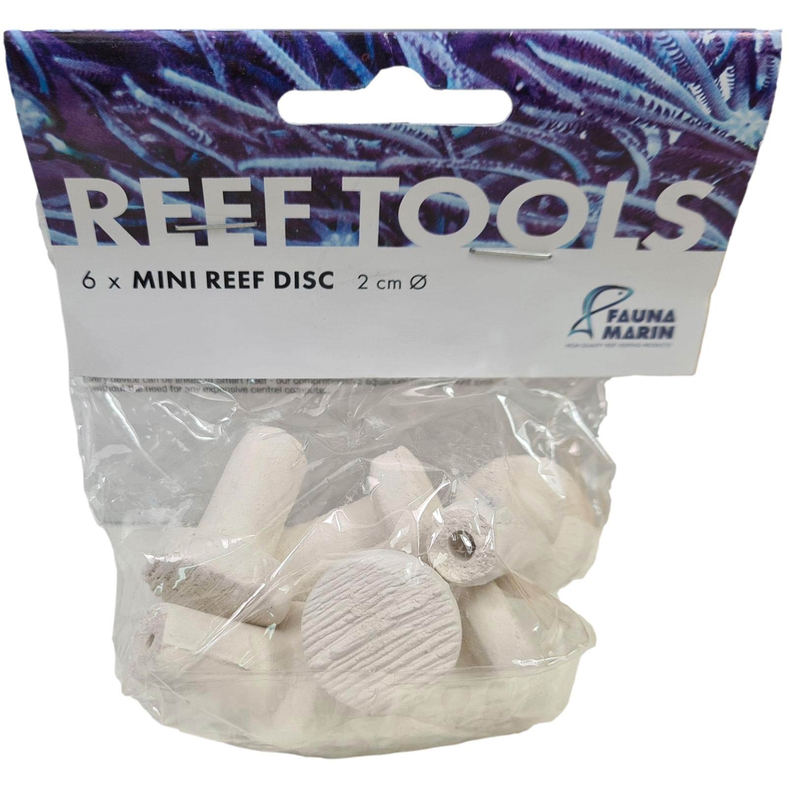 Fauna Marin Reef Disc Mini  2 cm 6 Stück