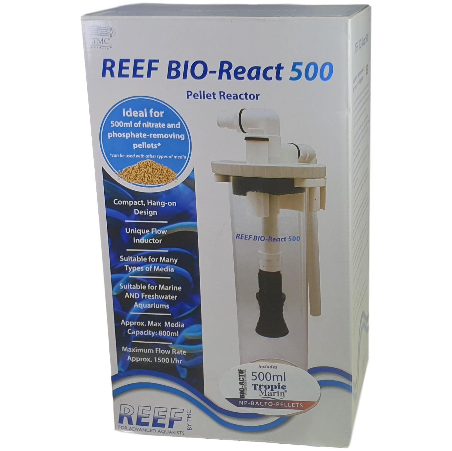 tmc-bio-pellet-reactor-500 TMC V2 BioReact 500 Pelletreaktor inkl. 500 ml Pellets