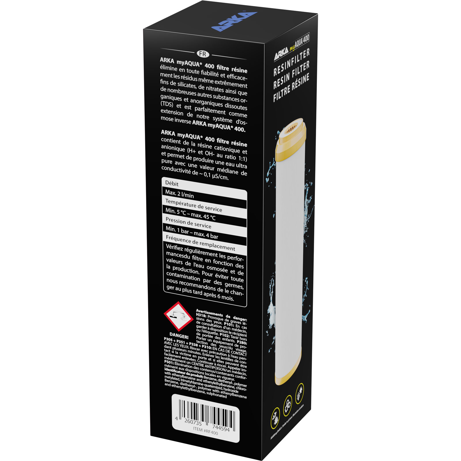 Rückseite Verkaufsverpackung