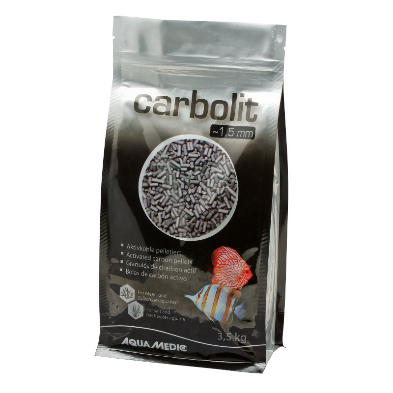 filterkohle-aquarium-carbolit-1-5-mm-aqua-medic-3-5-kg Aqua Medic Carbolit 1,5 mm Aktivkohle für Meerwasser- und Süßwasseraquarien