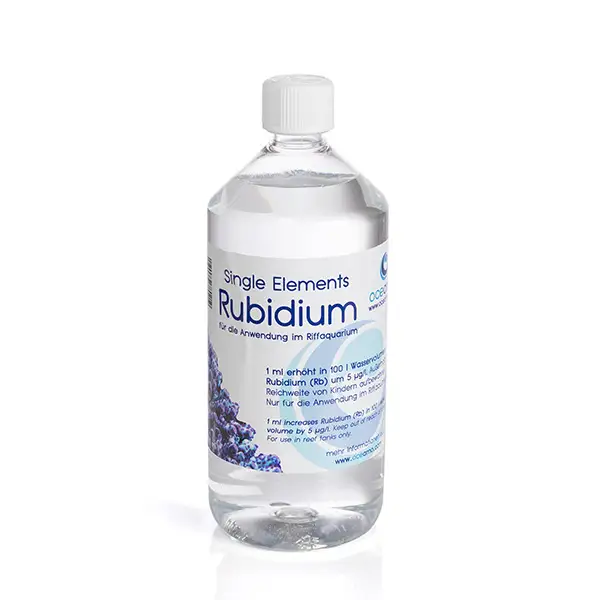 Oceamo Single Elements Rubidium (Rb) 1000 ml – Rubidiumlösung für Riffaquarien