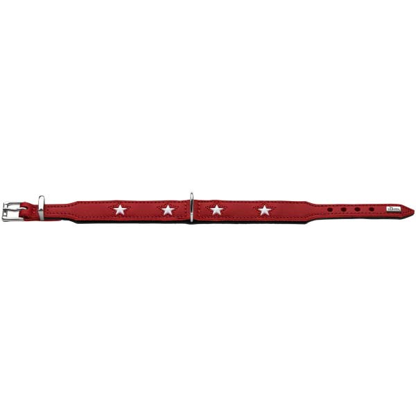hunde-halsband-magic-star-rot-schwarz-lang