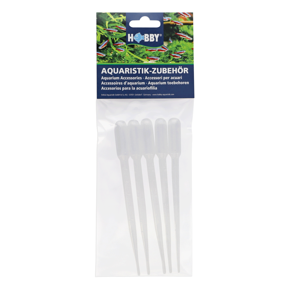 futterpipette-verkaufsverpackung Futterpipette Länge 155 mm 5 Stück