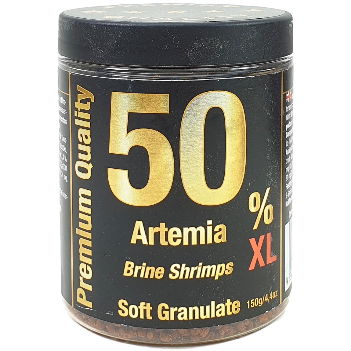 50% Artemia Soft Granulat 150 g XL Fischfutter Pellets