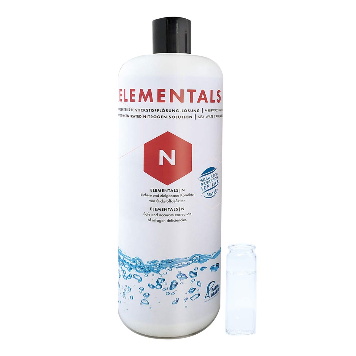 Fauna Marin ELEMENTALS N 1000 ml | Stickstofflösung für Meerwasseraquarien