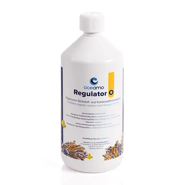 Oceamo Regulator O 1000 ml – Aminosäuren, organische Moleküle und Iod für Riffaquarien