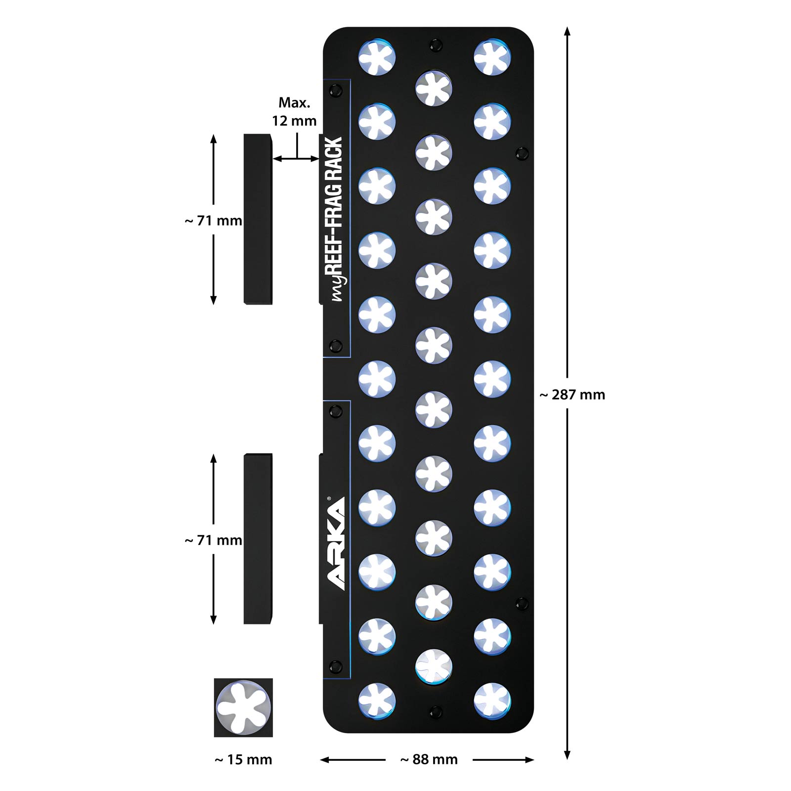 Bild von ARKA® MYREEF®-Frag Rack 32-Loch