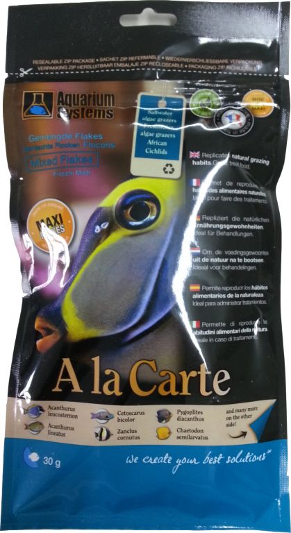 3018_0_futteralgen_ala_carte_mixed_flakestNrSXPjNYVfaI Aquarium Systems Ala Carte Mixed Flakes 30g