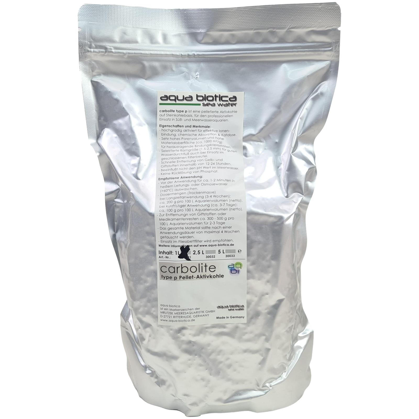 aquabiotica-carbolite-type-p-aktivkohle aqua biotica carbolite type p Aktivkohle