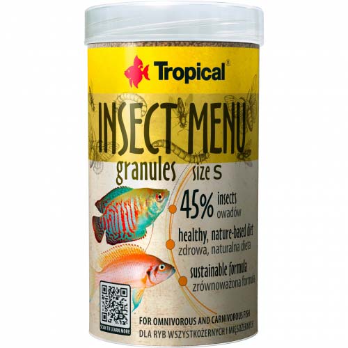 Tropical Insect Menu Granules Size S 250 ml / 135 g