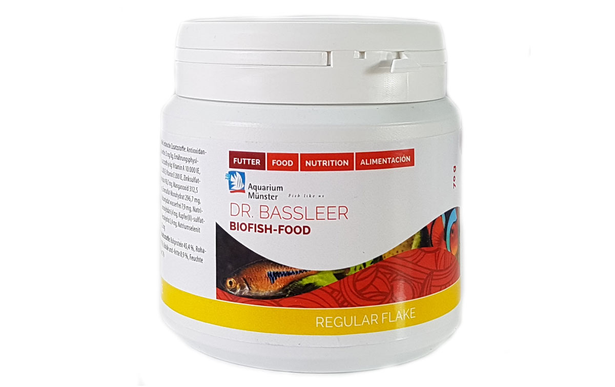 Dr. Bassleers fish food regular flakes