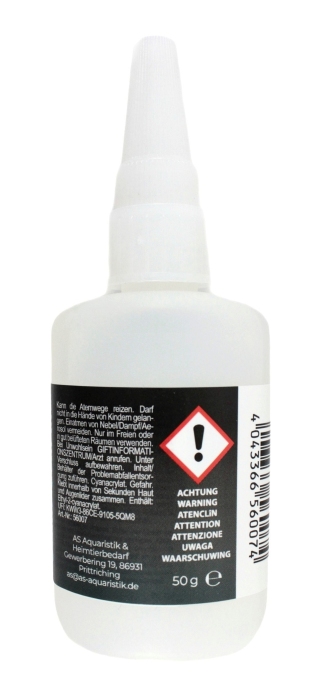 Me Aquaristik The Glue Sekundenkleber dünnflüssig 50 g – Pflanzenkleber für Aquascaping