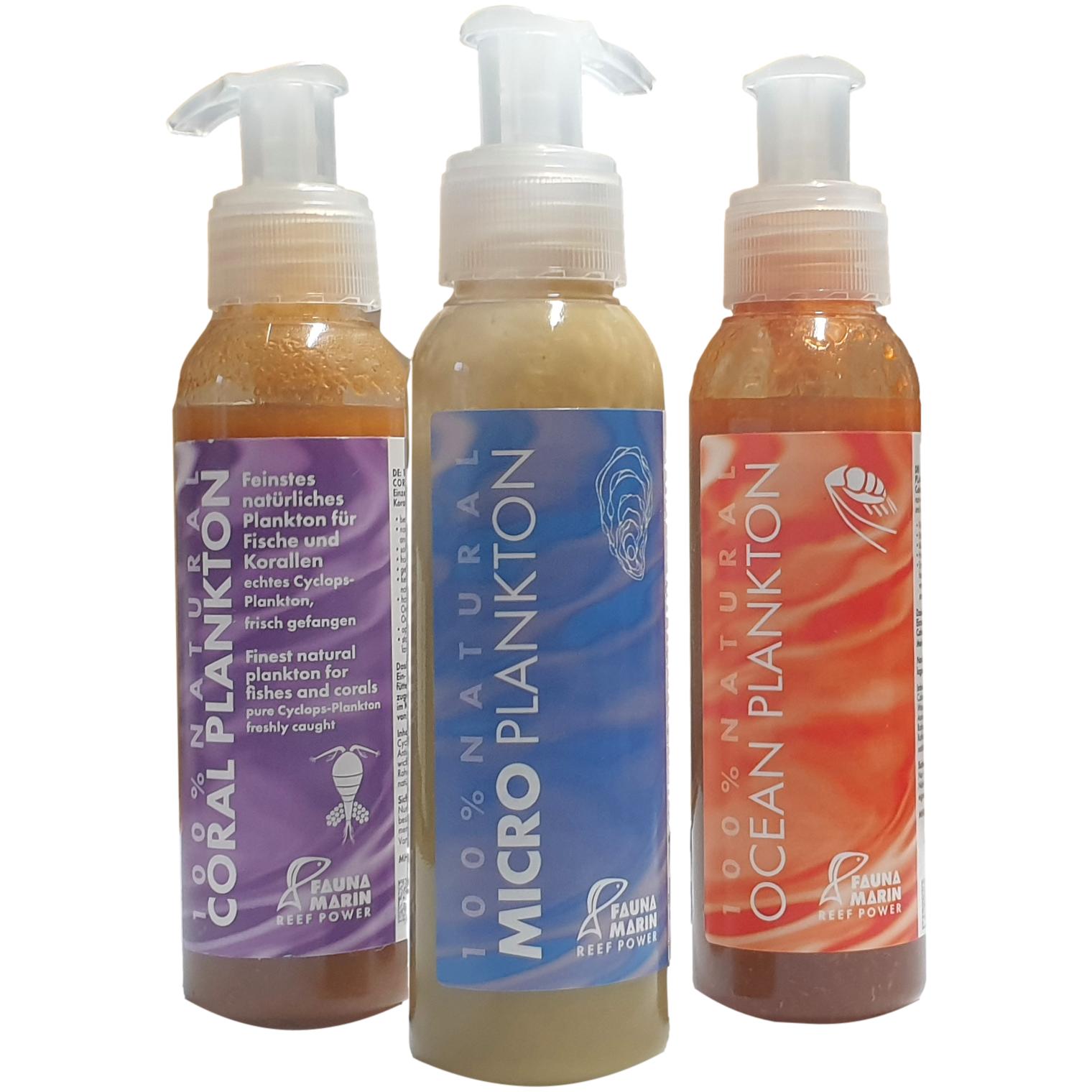 Fauna Marin Ocean Plankton + Coral Plankton + Micro Plankton 3x100 ml Fauna Marin Ocean Plankton + Coral Plankton + Micro Plankton 3x100 ml
