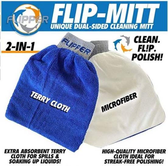 flipper-2-mitt-handschuhe Flipper Cleaning Mitt 2 Stück | Reinigungshandschuh
