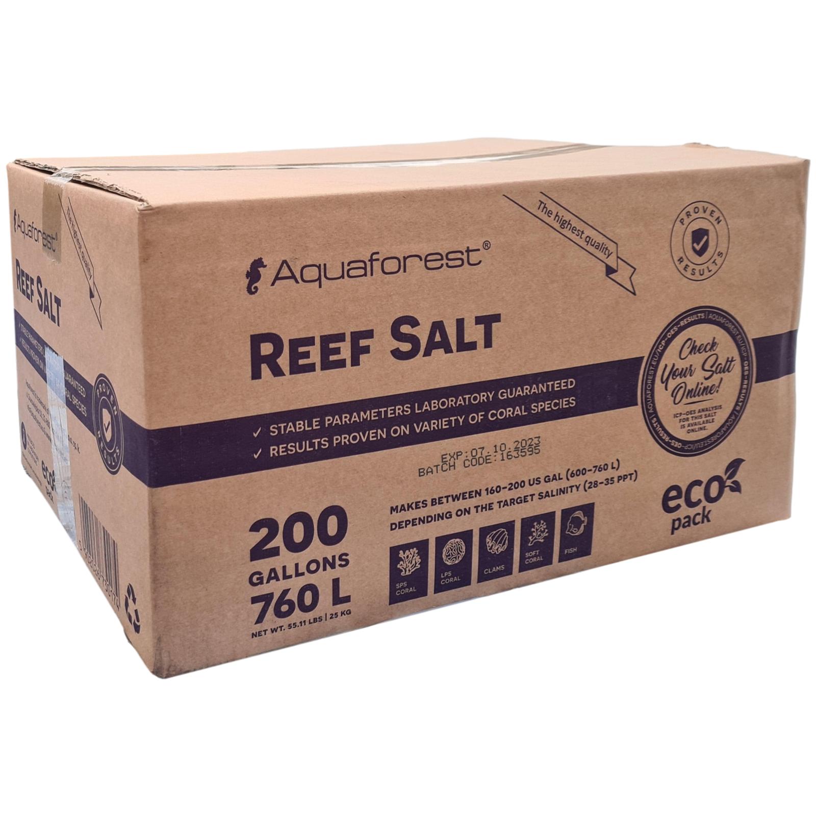Aquaforest Reef Salt 25 kg Karton Meersalz