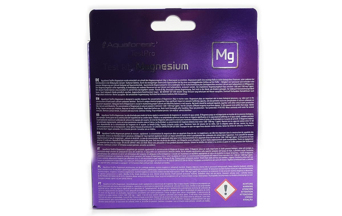 Bild von Aquaforest Magnesium (Mg) Test Kit