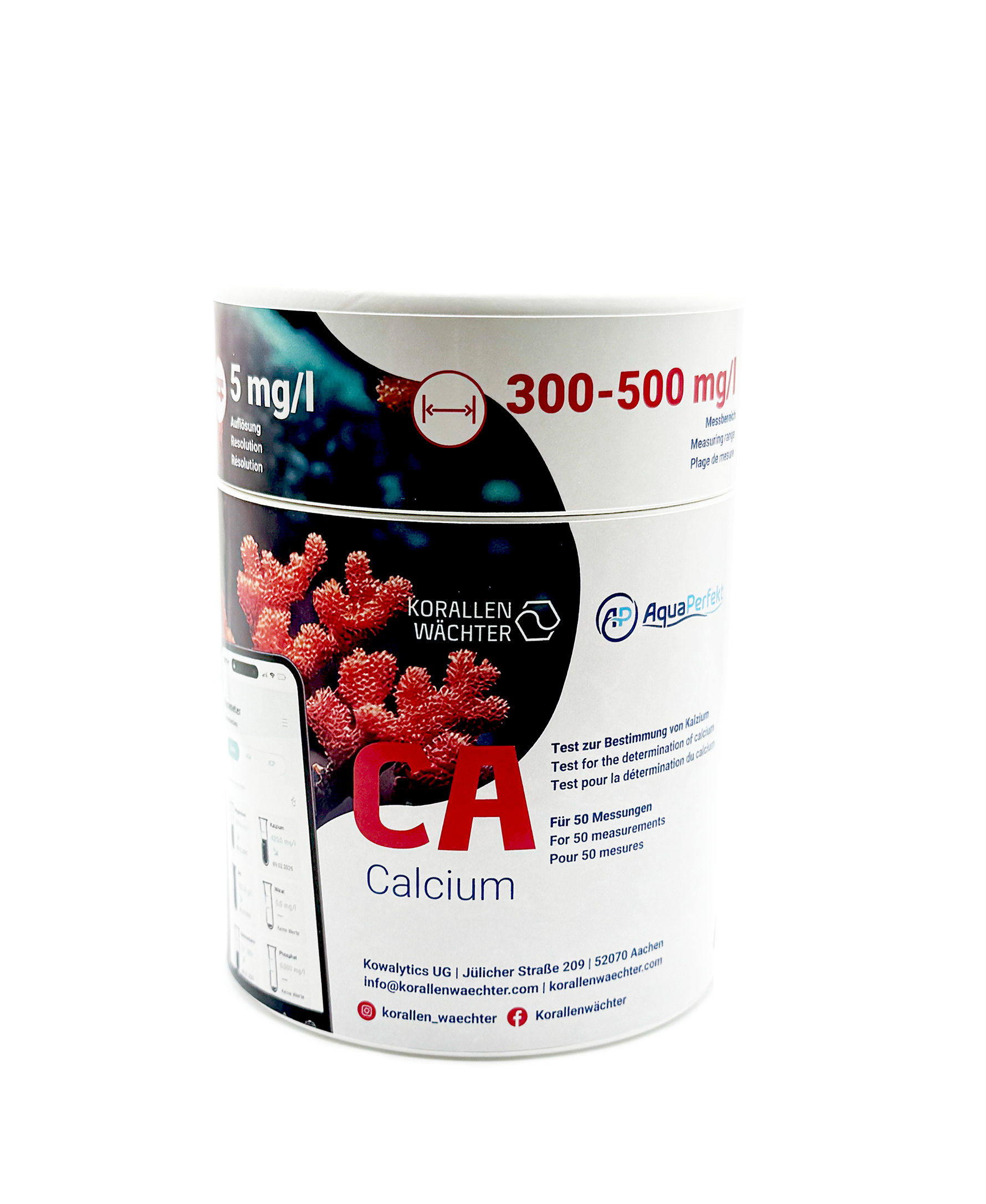 Korallenwächter Wassertest für Kalzium (CA) Korallenwächter Wassertest für Kalzium (CA)