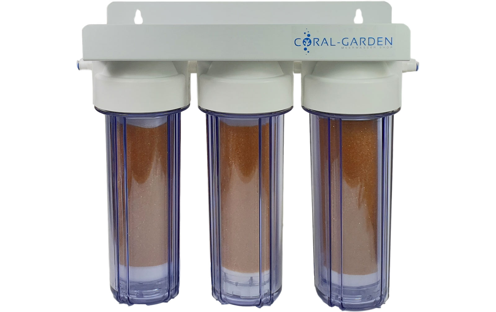 Coral-Garden Triple-Leerfilter 3 x 1500 ml gefüllt mit Reinstwasserharz