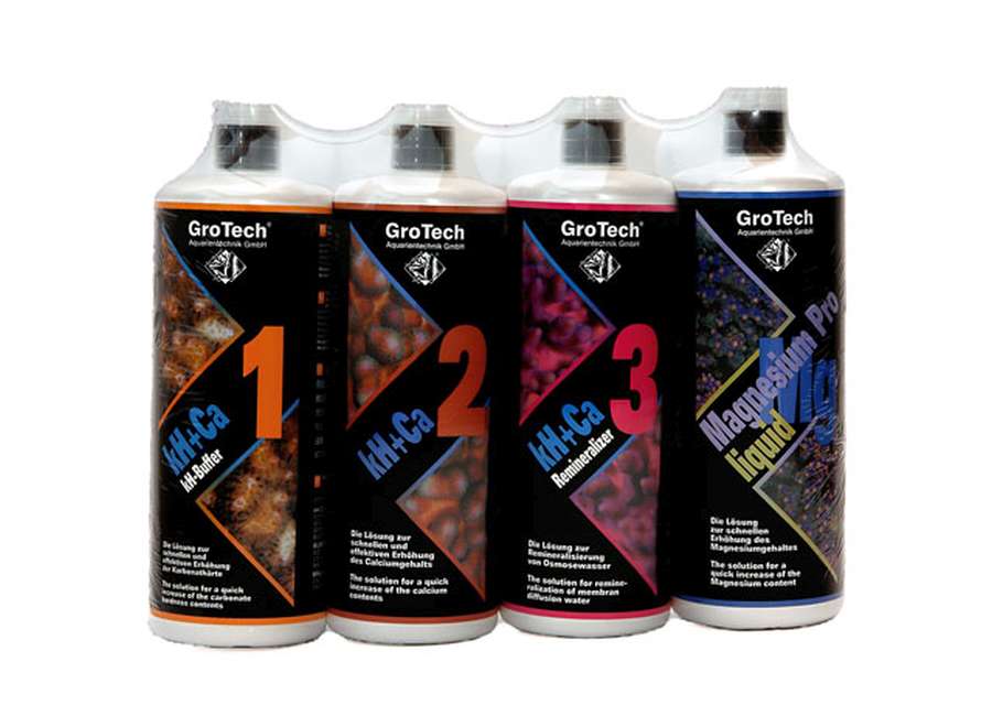 GroTech kH + CA 1,2,3 + Mg Pro liquid 1000 ml