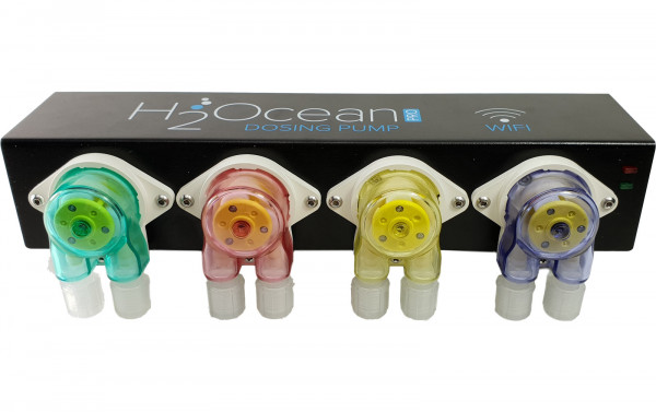 H2Ocean 4 Kanal Dosierpumpe Pro ideal für Süß- und Meerwasser Aquarium