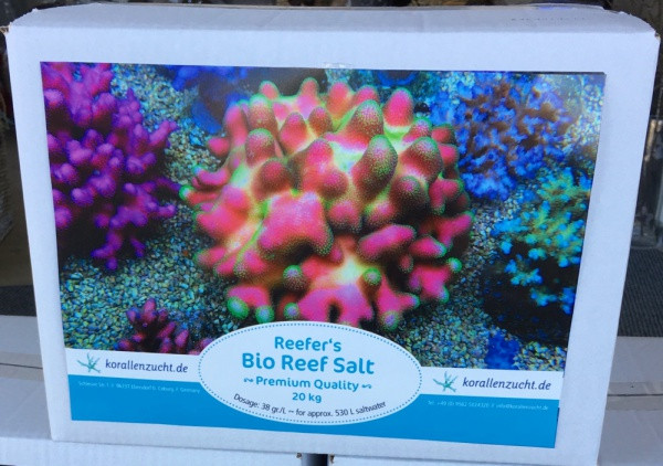 Korallenzucht Meersalz Reefer´s Bio Reef Salt 20 kg