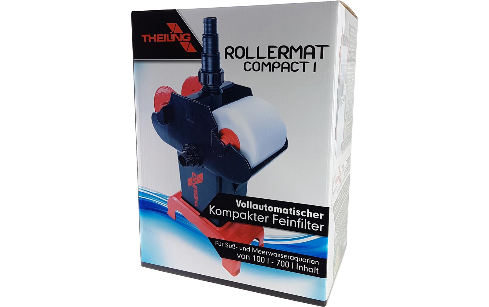 1 Rolle Vlies 10,5cm 40g/m² Vliesfilter Rollermat Compact 1 Theiling Ersatzvlies 