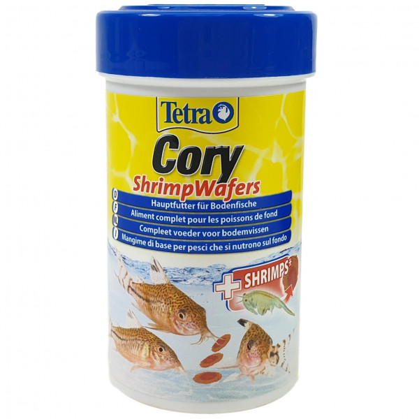Tetra Cory ShrimpWafers 40 g / 100 ml Hauptfutter für Bodenfische