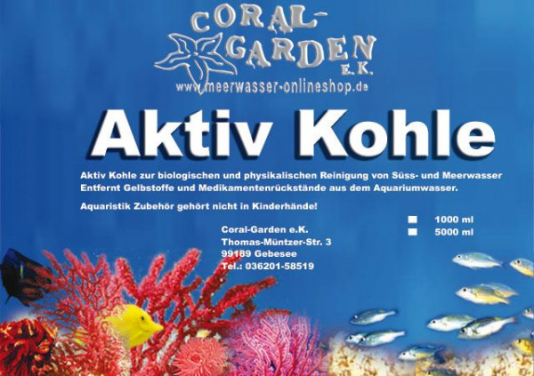 Coral-Garden Aktiv-Kohle