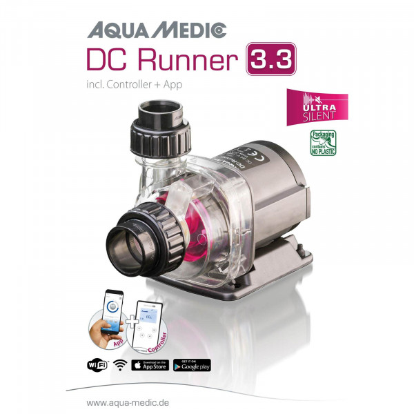 Aqua-Medic DC Runner 3.3 Aquarium Universalpumpe | max. 25 W 3.000 l/h