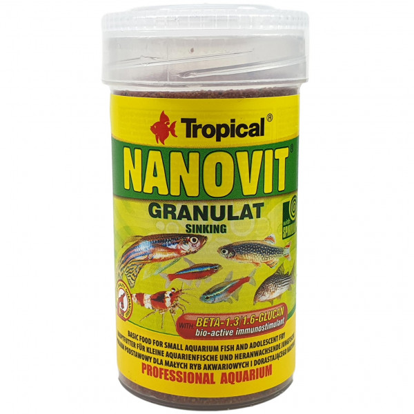 Tropical NANOVIT GRANULAT 70 g / 100 ml