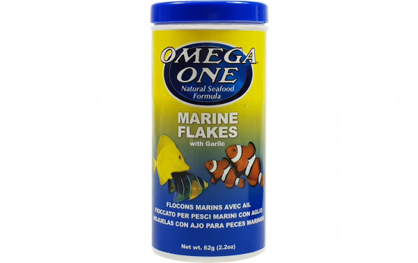 Omega One Marine Flakes 62 g mit Knoblauch