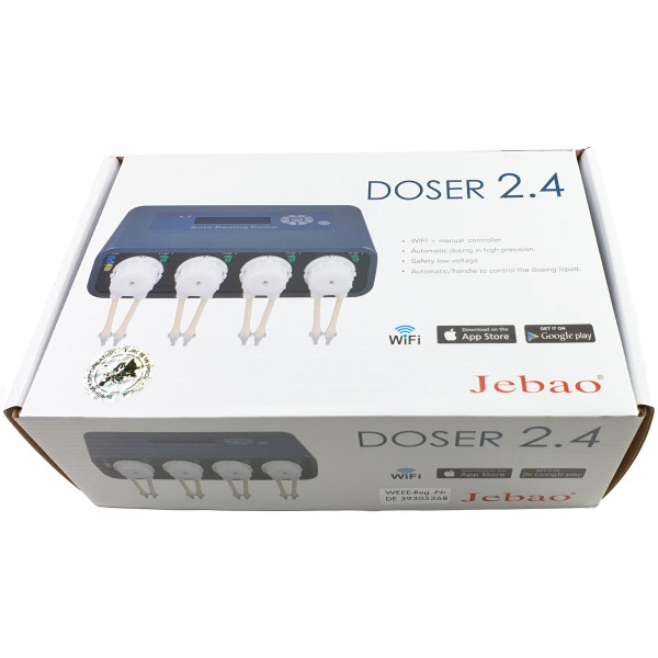 Jebao Doser 2.4 Wifi + manuell 4-fach Dosierpumpe