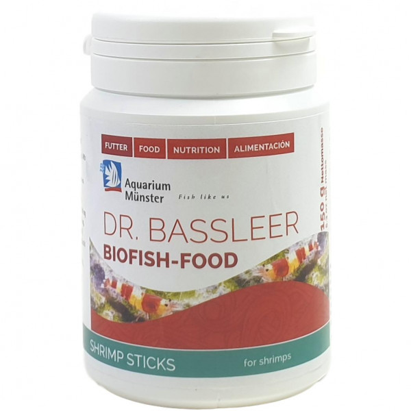 Dr. Bassleer Biofish Food Shrimp Stick 150 g | Alleinfutter für Ziergarnelen