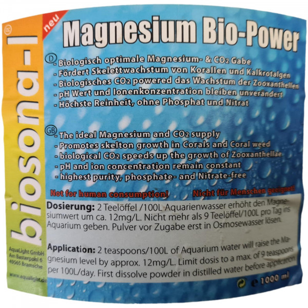 Aqua-Light Bio-Power Magnesium 3600g/5000 ml