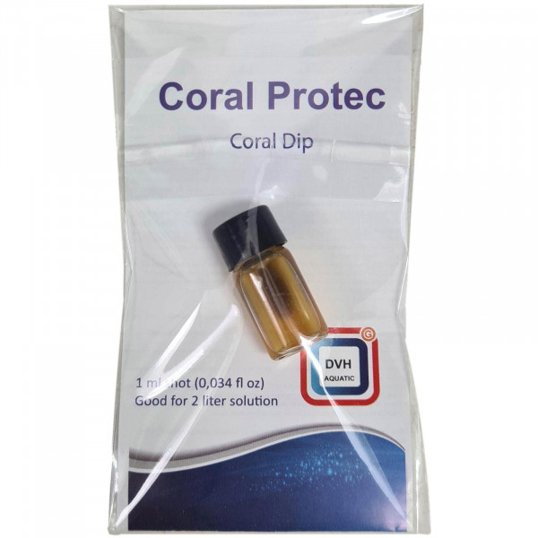 DVH Coral Protec Coral Dip 1 ml Shot | gegen Parasiten, RTN & STN