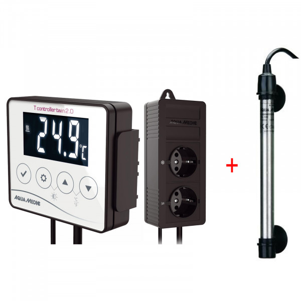 Aqua-Medic Titan Aquarium Heater 300 W + T-Controller Twin 2.0 Komplettpaket