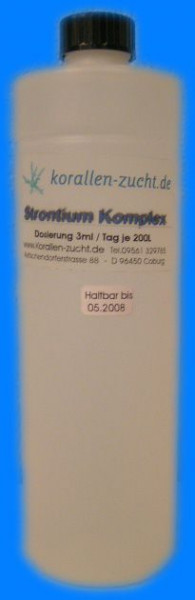 Strontium Komplex von Korallen-Zucht