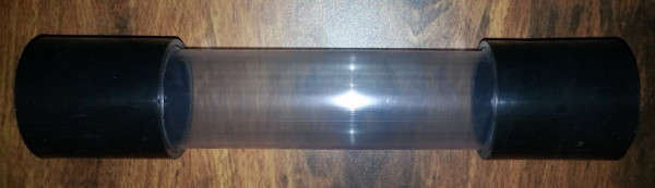 PVC Sichtglas beidseitige Muffe d 50mm