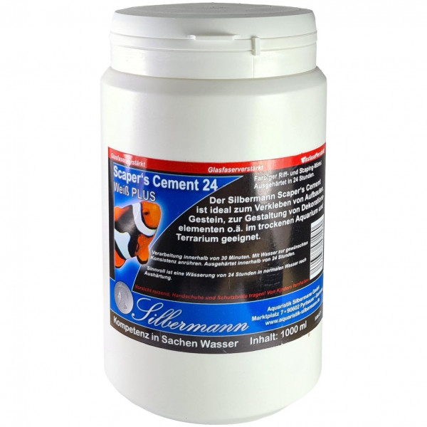 Silbermann Scaper´s Cement 24 1000 ml / 1200 g Glasfaserverstärkt | verschiedene Farben