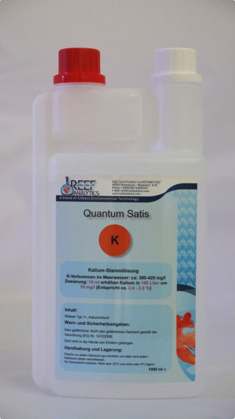 Reef Analytics Quantum Satis Kalium 1000 ml