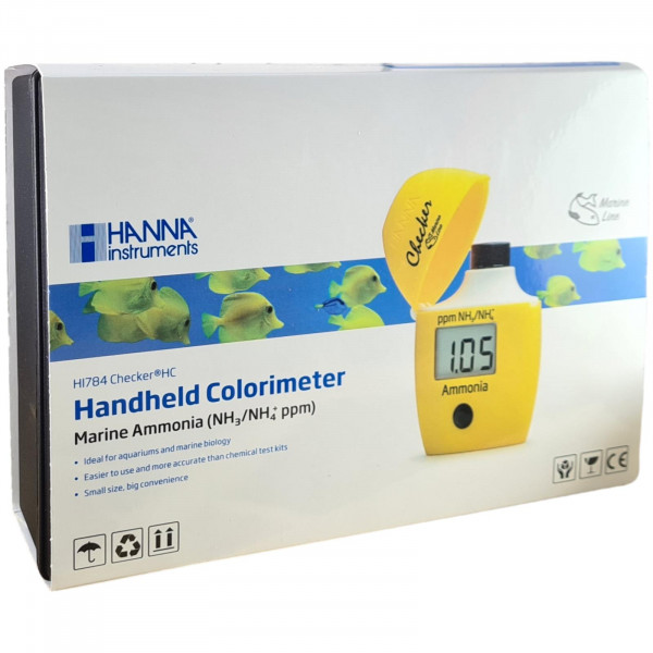 Hanna Checker HC HI784 f. Ammoniak in Meerwasser (0,00 bis 2,5 ppm (mg/l) Gesamtammoniak als NH3