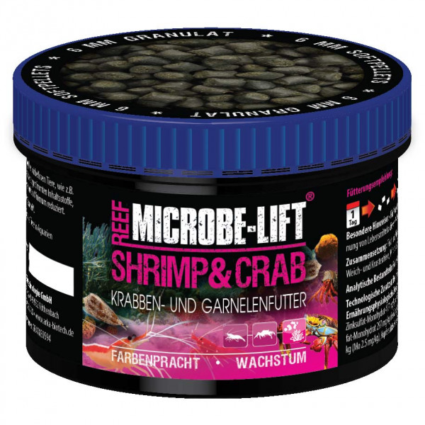 Microbe-Lift SHRIMP & CRAB 50 g / 150 ml Krabben- und Garnelenfutter