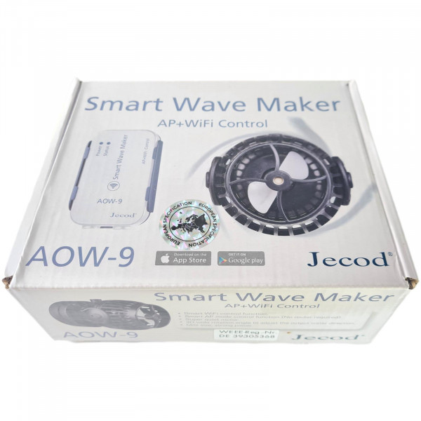 Jebao AOW-9 Strömungspumpe regelbar per Wifi + App 700 bis 9.000 l/h