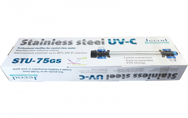 Jecod STU - 75GS UVC Klärer Edelstahl 75 Watt