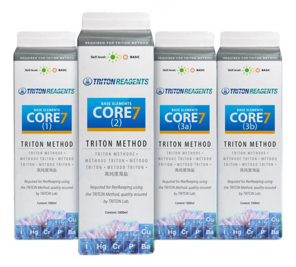 TRITON CORE 7 Base Elements 4x1000 ml für die Triton Methode-Copy