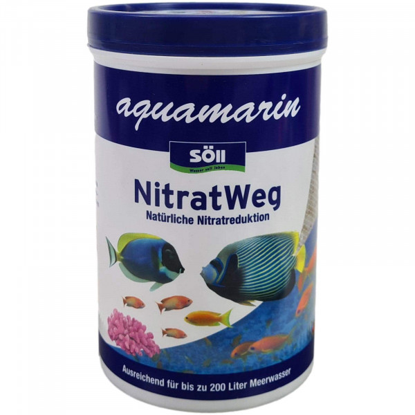 Söll aquamarin Nitratweg 120 g | Nitratreduktion ausreichend für 200 Liter Meerwasser