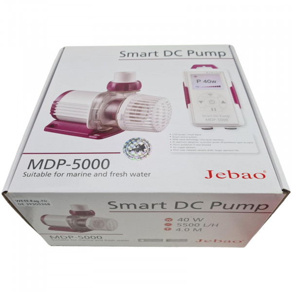 Jebao MDP-5000 | Smart DC Pump 5.500 l/h, Hmax.: 4m, 40 Watt