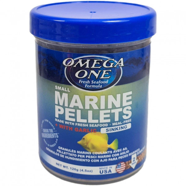 Omega One Marine Pellets Garlic 126 g small