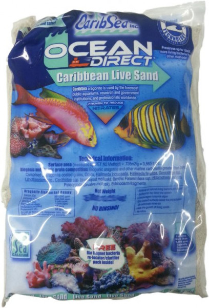 CaribSea Ocean Direct Original Grade |Livesand etwas gröbere Körnung